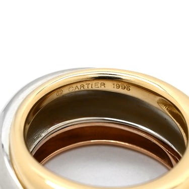 カルティエ Cartier スリーカラーリング ホワイトゴールド×イエローゴールド×ピンクゴールド K18WG K18YG K18PG リング 指輪 3カラー 3ゴールド Au750 18K 11.5号