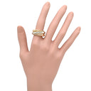 カルティエ Cartier スリーカラーリング ホワイトゴールド×イエローゴールド×ピンクゴールド K18WG K18YG K18PG リング 指輪 3カラー 3ゴールド Au750 18K 11.5号