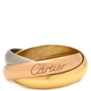 カルティエ Cartier トリニティクラシック ホワイトゴールド×イエローゴールド×ピンクゴールド K18WG K18YG K18PG #48(JP8) リング 指輪 3連 3カラー 3ゴールド18K 750 8号