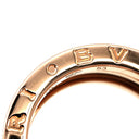 ブルガリ BVLGARI ビーゼロワン ロック B-zero1 2バンド 357987 ブラック×ピンクゴールド K18PG セラミック #53 リング 指輪 黒 Au750 18K 12.5号