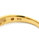 タサキ TASAKI ダイヤ デザインリング イエローゴールド K18YG ダイヤモンド リング 指輪 TASAKI Au750 18K 18金 YG 11号