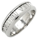 ティファニー Tiffany & Co アトラス ホワイトゴールド K18WG リング 指輪 T&Co. 750 18K WG ローマ数字 19号