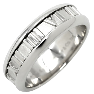 ティファニー Tiffany & Co アトラス ホワイトゴールド K18WG リング 指輪 T&Co. 750 18K WG ローマ数字 19号