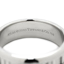 ティファニー Tiffany & Co アトラス ホワイトゴールド K18WG リング 指輪 T&Co. 750 18K WG ローマ数字 19号
