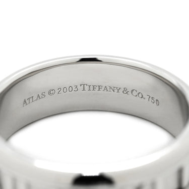 ティファニー Tiffany & Co アトラス ホワイトゴールド K18WG リング 指輪 T&Co. 750 18K WG ローマ数字 19号