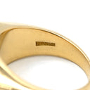 ブルガリ BVLGARI トロンケット ホワイト×イエローゴールド K18YG ホワイトセラミック リング 指輪 BVLGARI Au750 YG 18K 18金 白セラミック 11.5号