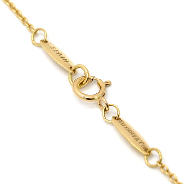 ティファニー Tiffany & Co カラー バイザヤード スプリンクル パールホワイト×ブルー×イエローゴールド K18YG ダイヤモンド パール ラピスラズリ ネックレス ダイヤ パール ラピスラズリ エルサペレッティ