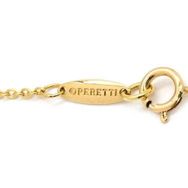 ティファニー Tiffany & Co カラー バイザヤード スプリンクル パールホワイト×ブルー×イエローゴールド K18YG ダイヤモンド パール ラピスラズリ ネックレス ダイヤ パール ラピスラズリ エルサペレッティ