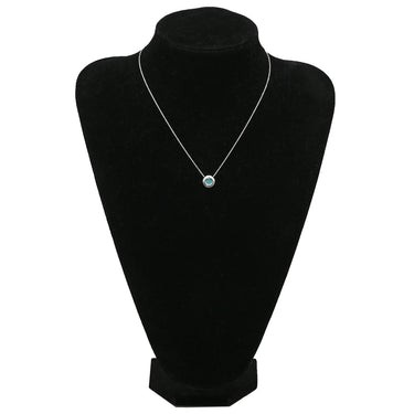 ティファニー Tiffany & Co T トゥー ターコイズ サークル ペンダント ブルー×ホワイトゴールド K18WG ターコイズ ネックレス T＆Co. Au750 750WG 18金 トルコ石