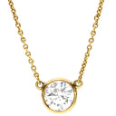 ティファニー Tiffany & Co バイザヤード シングルダイヤモンド ペンダント ローズゴールド K18PG ダイヤモンド ネックレス PG金具 18K 750PG 1P エルサペレッティ