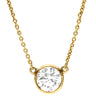 ティファニー Tiffany & Co バイザヤード シングルダイヤモンド ペンダント ローズゴールド K18PG ダイヤモンド ネックレス PG金具 18K 750PG 1P エルサペレッティ