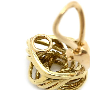 ティファニー Tiffany & Co ツイスト ノット イエローゴールド K14YG イヤリング T＆Co. 14K 14金 クリップタイプ ヴィンテージ