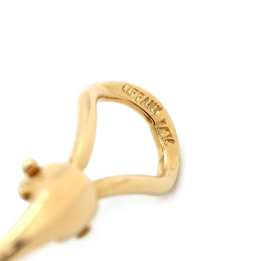 ティファニー Tiffany & Co ツイスト ノット イエローゴールド K14YG イヤリング T＆Co. 14K 14金 クリップタイプ ヴィンテージ