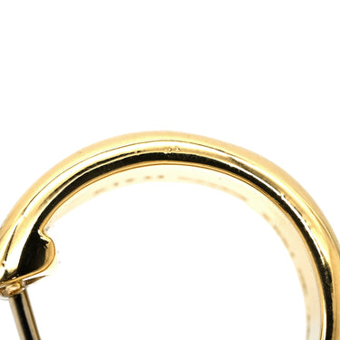 ティファニー Tiffany & Co アトラス フープピアス イエローゴールド K18YG ピアス T＆Co. Au750 750 YG ローマ数字
