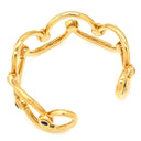 シャネル CHANEL デザインバングル イエローゴールド×マルチカラー K18YG 色石 バングル 18K 750 YG マルチストーン