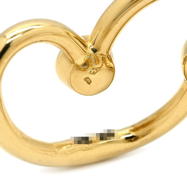 シャネル CHANEL デザインバングル イエローゴールド×マルチカラー K18YG 色石 バングル 18K 750 YG マルチストーン