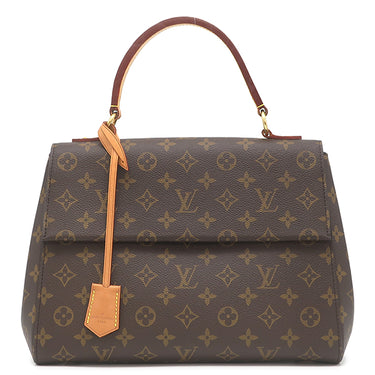 ルイヴィトン LOUIS VUITTON クリュニー MM M42735 モノグラム 2WAYバッグ ゴールド金具 茶 青