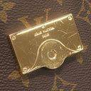 ルイヴィトン LOUIS VUITTON クリュニー MM M42735 モノグラム 2WAYバッグ ゴールド金具 茶 青