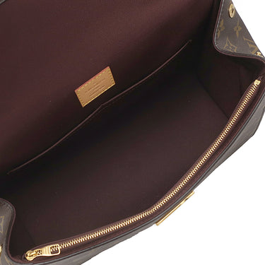 ルイヴィトン LOUIS VUITTON クリュニー MM M42735 モノグラム 2WAYバッグ ゴールド金具 茶 青