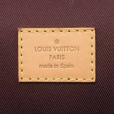 ルイヴィトン LOUIS VUITTON クリュニー MM M42735 モノグラム 2WAYバッグ ゴールド金具 茶 青