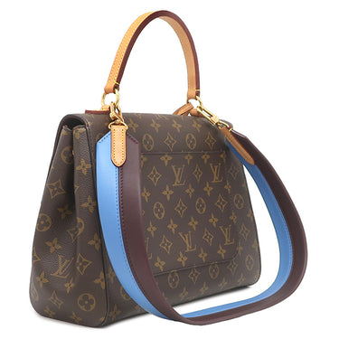 ルイヴィトン LOUIS VUITTON クリュニー MM M42735 モノグラム 2WAYバッグ ゴールド金具 茶 青