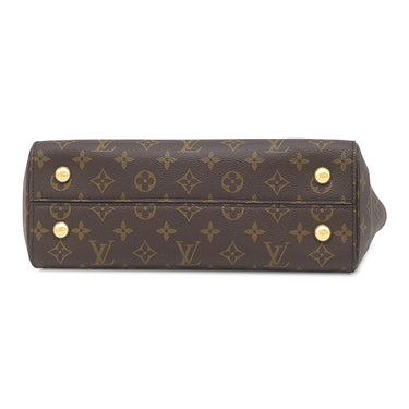 ルイヴィトン LOUIS VUITTON クリュニー MM M42735 モノグラム 2WAYバッグ ゴールド金具 茶 青