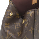 ルイヴィトン LOUIS VUITTON クリュニー MM M42735 モノグラム 2WAYバッグ ゴールド金具 茶 青