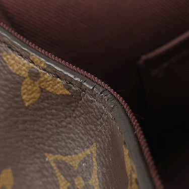 ルイヴィトン LOUIS VUITTON クリュニー MM M42735 モノグラム 2WAYバッグ ゴールド金具 茶 青