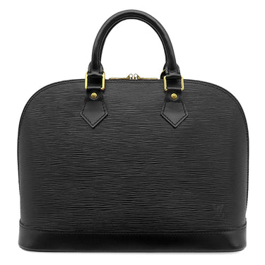 ルイヴィトン LOUIS VUITTON アルマ PM M52142 ノワール エピレザー ハンドバッグ ゴールド金具 黒