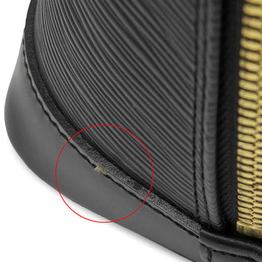 ルイヴィトン LOUIS VUITTON アルマ PM M52142 ノワール エピレザー ハンドバッグ ゴールド金具 黒