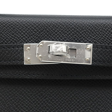 エルメス HERMES ミニケリードゥ 外縫い ブラック ヴォーエプソン 2WAYバッグ シルバー金具 新品 未使用 黒 ショルダー 2026年製