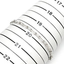 カルティエ Cartier サントス ドゥ カルティエ スモールモデル B6090500 ホワイトゴールド K18WG ブレスレット 750 18K 18金 チェーンブレス 30コマ