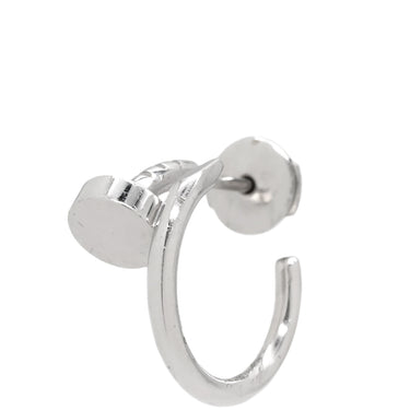 カルティエ Cartier ジュスト アン クル SM 片耳用 B8301236 ホワイトゴールド K18WG ピアス AU750 18K WG フープ 左用