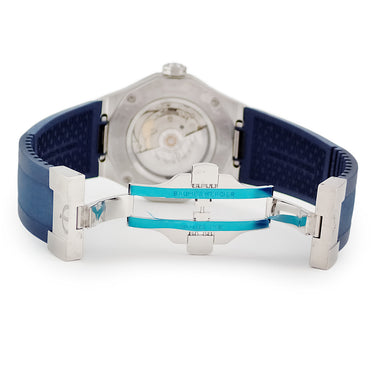 腕時計 ボーム&メルシエ BAUME&MERCIER リビエラ オートマティック M0A10619 自動巻き メンズ 未使用 ブルー 青 デイト 12角形