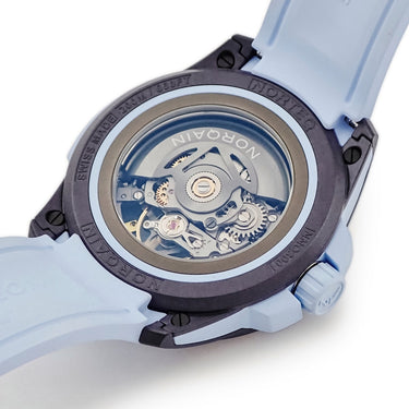 腕時計 ノルケイン NORQAIN ワイルドワン スケルトン 39mm パープル アイスブルー N3001.07Q05.P01.R01 自動巻き メンズ 未使用