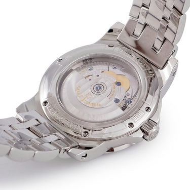 腕時計 カール F ブヘラ Carl F. Bucherer パトラビ オートデイト 10617.08A 自動巻き メンズ ホワイト ローマン シースルーバック