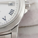 腕時計 カール F ブヘラ Carl F. Bucherer パトラビ オートデイト 10617.08A 自動巻き メンズ ホワイト ローマン シースルーバック