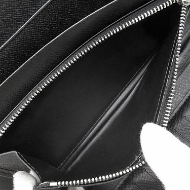 ルイヴィトン LOUIS VUITTON オーガナイザー アトール M30652 アルドワーズ タイガ 長財布 マットシルバー金具 黒 トラベルケース