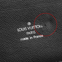 ルイヴィトン LOUIS VUITTON オーガナイザー アトール M30652 アルドワーズ タイガ 長財布 マットシルバー金具 黒 トラベルケース