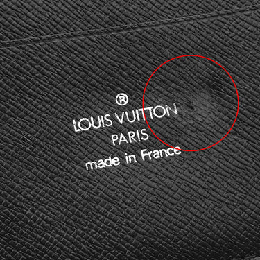 ルイヴィトン LOUIS VUITTON オーガナイザー アトール M30652 アルドワーズ タイガ 長財布 マットシルバー金具 黒 トラベルケース