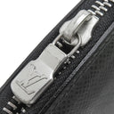 ルイヴィトン LOUIS VUITTON オーガナイザー アトール M30652 アルドワーズ タイガ 長財布 マットシルバー金具 黒 トラベルケース