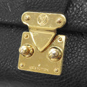 ルイヴィトン LOUIS VUITTON ポルトフォイユ メティス コンパクト M80880 ノワール モノグラムアンプラント 三つ折り財布 ゴールド金具