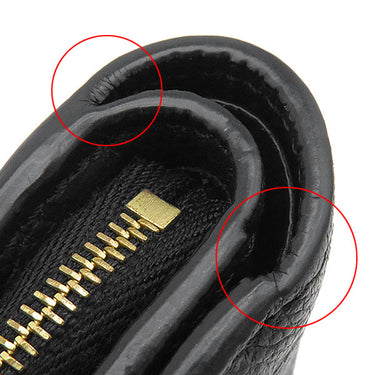 ルイヴィトン LOUIS VUITTON ポルトフォイユ メティス コンパクト M80880 ノワール モノグラムアンプラント 三つ折り財布 ゴールド金具
