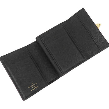 ルイヴィトン LOUIS VUITTON ポルトフォイユ メティス コンパクト M80880 ノワール モノグラムアンプラント 三つ折り財布 ゴールド金具