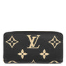 ルイヴィトン LOUIS VUITTON ジッピー ウォレット M80481 ブラック×ベージュ レザー バイカラーモノグラムアンプラントレザー 長財布 ゴールド金具 黒 ラウンドファスナー 小銭入れ