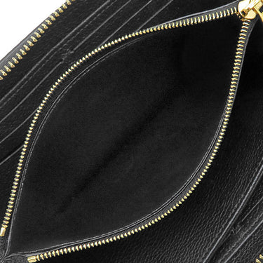 ルイヴィトン LOUIS VUITTON ジッピー ウォレット M80481 ブラック×ベージュ レザー バイカラーモノグラムアンプラントレザー 長財布 ゴールド金具 黒 ラウンドファスナー 小銭入れ