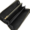 ルイヴィトン LOUIS VUITTON ジッピー ウォレット M80481 ブラック×ベージュ レザー バイカラーモノグラムアンプラントレザー 長財布 ゴールド金具 黒 ラウンドファスナー 小銭入れ