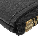 ルイヴィトン LOUIS VUITTON カードキーケース ポシェット クレ M80885 ブラック×ベージュ モノグラムアンプラント コインケース ゴールド金具 小銭入れ
