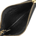 ルイヴィトン LOUIS VUITTON カードキーケース ポシェット クレ M80885 ブラック×ベージュ モノグラムアンプラント コインケース ゴールド金具 小銭入れ