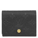 ルイヴィトン LOUIS VUITTON アンヴェロップ カルト ドゥ ヴィジット M58456 ノワール モノグラムアンプラント カードケース ゴールド金具 名刺入れ